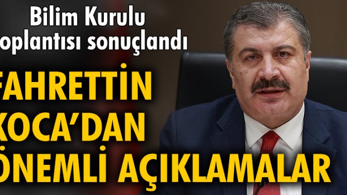 Bakan Koca: Çok yakında günlük vaka sayılarının düştüğünü göreceğiz