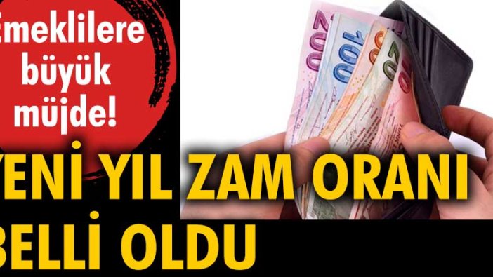 Emeklilere büyük müjde! Yeni yıl zam oranı belli oldu