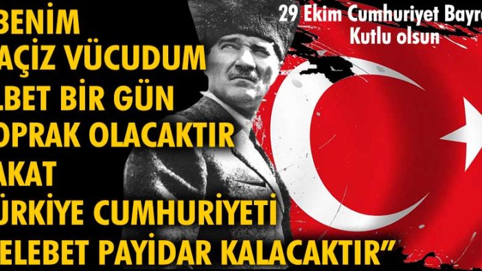 29 Ekim Cumhuriyet Bayramı'nın 98. yıl dönümü kutlu olsun