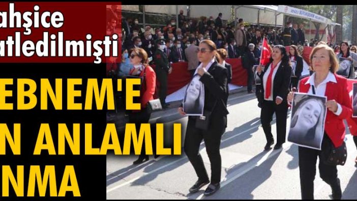 Vahşice katledilmişt! Denizli'de Şebnem Şirin'e en anlamlı anma