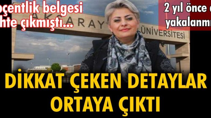 Doçentlik belgesi sahte çıkan Zulal Atalay Laçin 2 yıl öncede yakalanmış