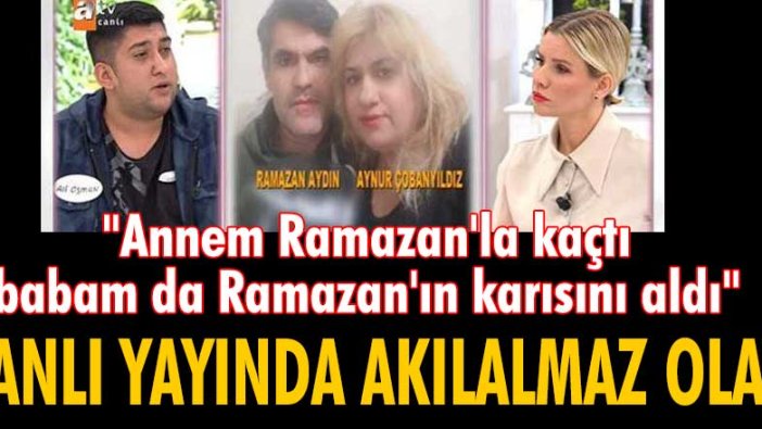 Esra Erol'da akılalmaz olay: Annem Ramazan'la kaçtı, babam da Ramazan'ın karısını aldı