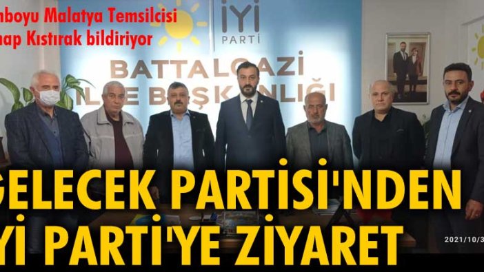 Gelecek Partisi'nden İYİ Parti'ye ziyaret