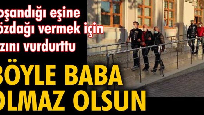 Boşandığı eşine gözdağı vermek için kızını vurdurttu