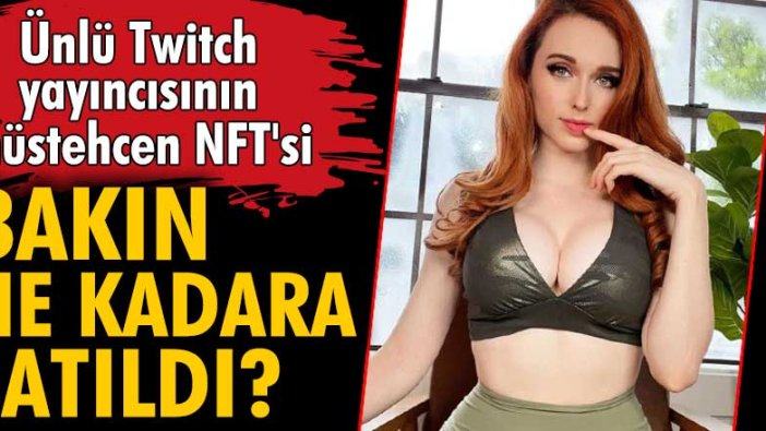 Ünlü Twitch yayıncısının müstehcen NFT'si bakın ne kadara satıldı!