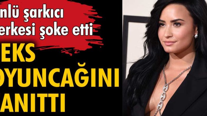 Ünlü şarkıcı Demi Lovato seks oyuncağını tanıtarak herkesi şoke etti