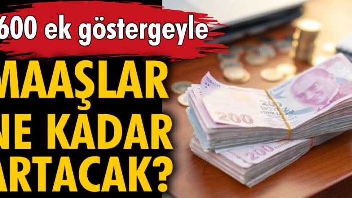 3600 Ek gösterge ile maaşlar ne kadar artacak? Öğretmen, polis, hemşire...