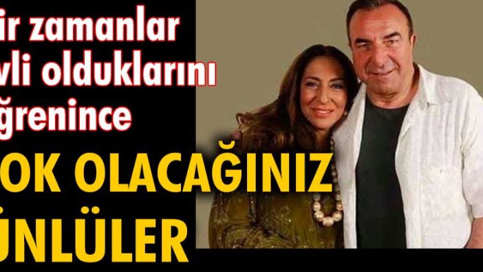 Bir zamanlar evli olduklarını öğrenince şok olacağınız ünlüler!