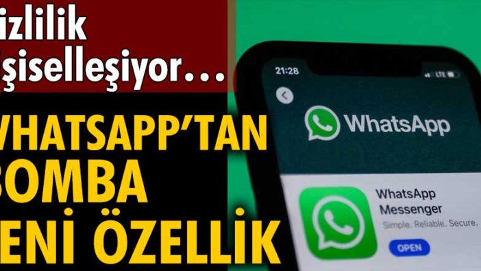 WhatsApp’tan bomba yeni özellik!