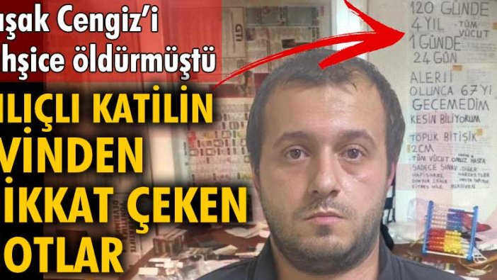 Başak Cengiz vahşice öldürmüştü! Can Göktuğ Boz'un evinden dikkat çeken notlar