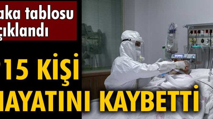 Koronavirüs vaka tablosu açıklandı: 215 kişi hayatını kaybetti