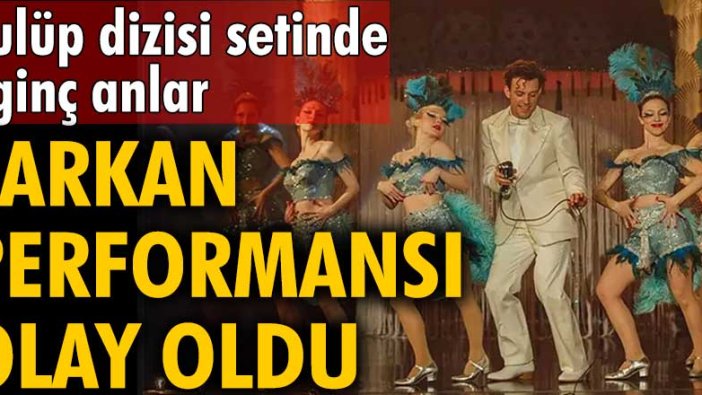 Kulüp dizisi setinde ilginç anlar! Salih Bademci'nin Tarkan performansı olay oldu