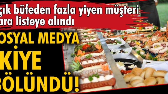 Çin'de açık büfeden fazla yiyen müşteri kara listeye alındı