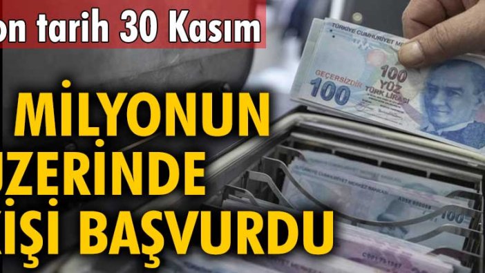 1 milyonun üzerinde kişi SGK'ya başvurdu! Son tarih 30 Kasım