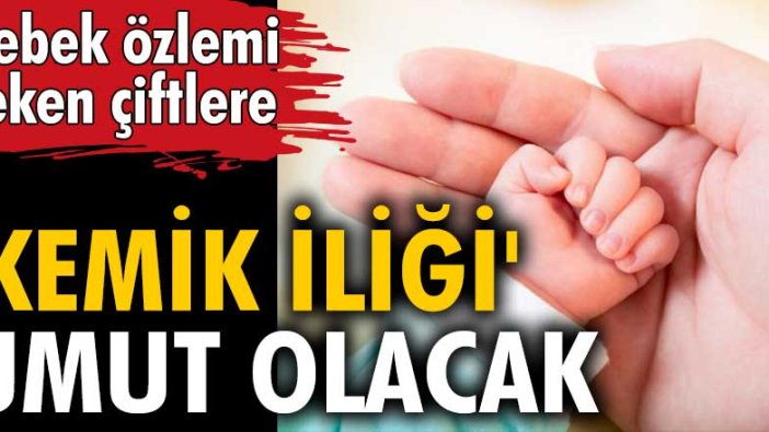 Prof. Dr. Recai Pabuçcu açıkladı: Bebek özlemi çeken çiftlere 'kemik iliği' umut olacak