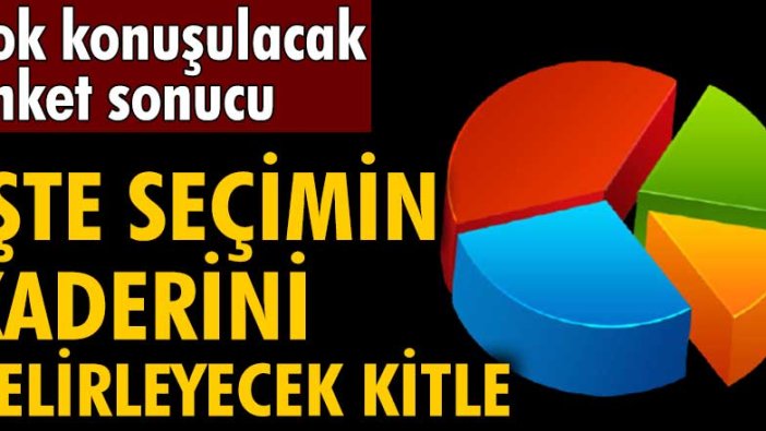 Gezici Araştırma'dan çok konuşulacak anket sonucu:  İşte seçimin kaderini belirleyecek kitle