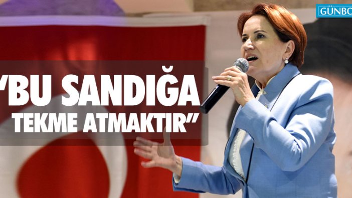 Meral Akşener Nevşehir’de konuştu