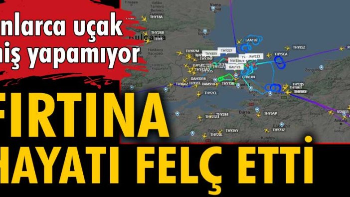 İYİ Parti İBB Meclis Üyesi Ali Kınık hava trafiğinin durduğuna dikkat çekti!