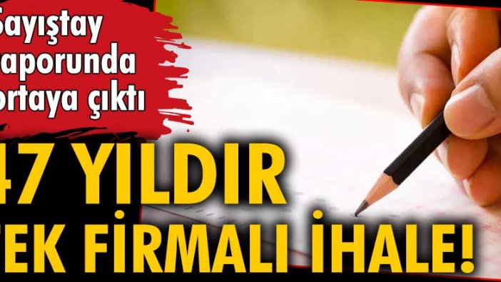 ÖSYM ihalesine 47 yıldır tek firma katılıyor!