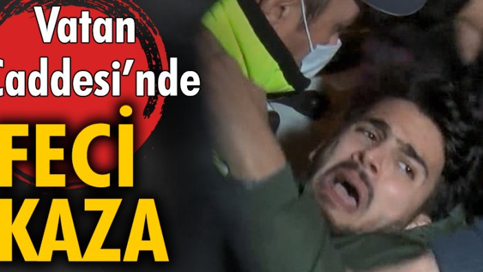 Vatan Caddesi'nde feci kaza