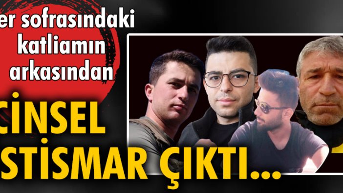 Yer sofrasındaki katliamın arkasından cinsel istismar çıktı