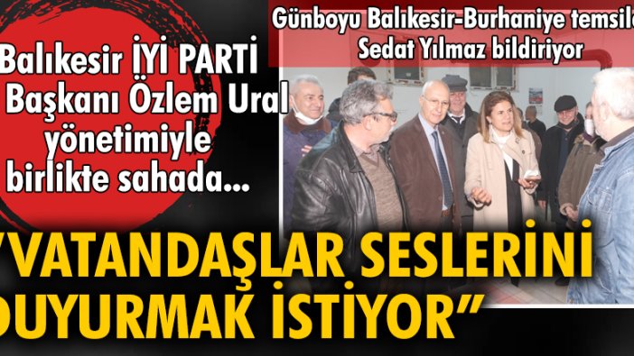 "Vatandaşlar seslerini duyurmak istiyor"