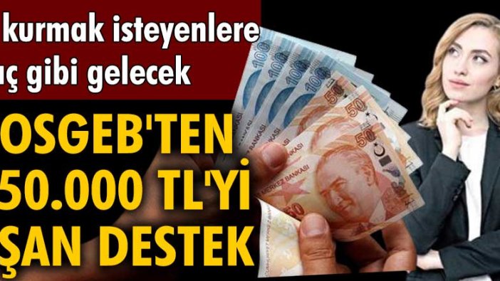 İş kurmak isteyenlere ilaç gibi gelecek! KOSGEB'ten 250.000 TL'yi aşan hibe desteği 