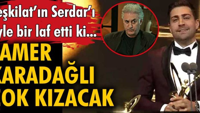 Teşkilat'ın Serdar'ı öyle bir laf etti ki... Tamer Karadağlı çok kızacak