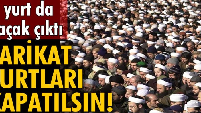 Antalya'da öldürülen Mehmet Sami Tuğrul'un kaldığı yurt da kaçak çıktı! Tarikat yurtları kapatılsın!