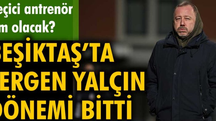 Sergen Yalçın istifa etti!