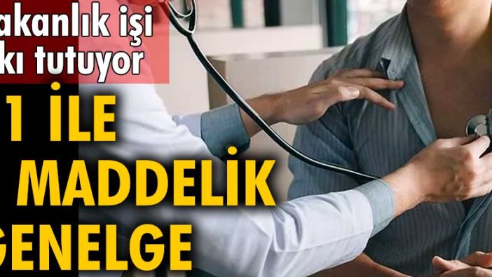 Sağlık Bakanlığı'ndan 81 ile MHRS genelgesi