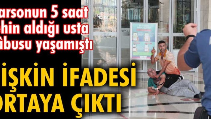 Antalya'da garson Kamil Tarık Bayram, Lütfü Salma'nın boğazına bıçak dayamıştı...