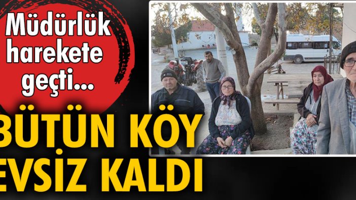 Tapu iptal davası açıldı, bütün köy evsiz kaldı!