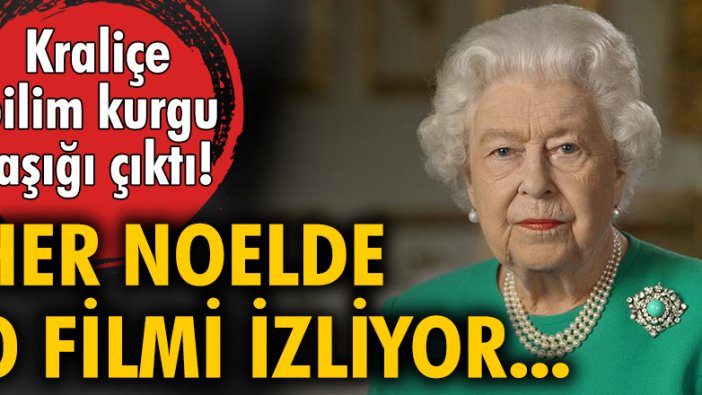 Kraliçe bilim kurgu aşığı çıktı! Her 'Noel'de o filmi izliyor...