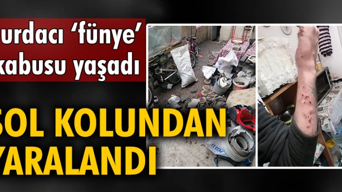 Hurdacı 'fünye' kabusu yaşadı, sol kolundan yaralandı