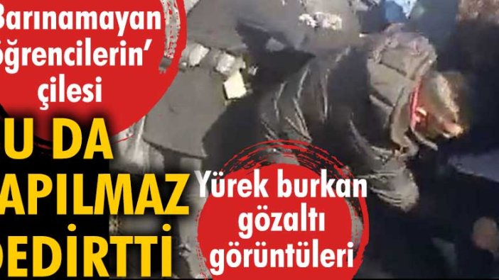 Barınamayan gençlerin Ankara'daki eylemine polis engeli