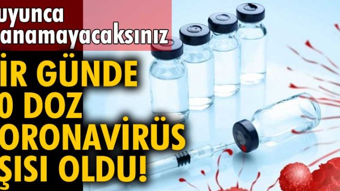 Büyük sahtecilik! Bir günde 10 doz koronavirüs aşısı oldu