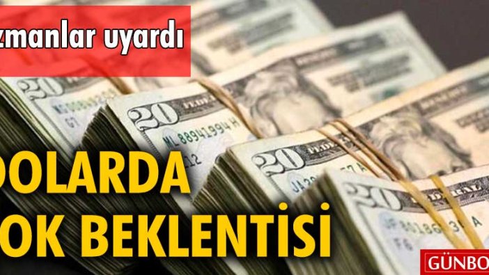 Uzmanlar uyardı. Dolarda şok beklentisi