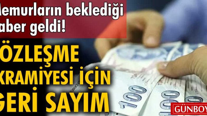 Memurların beklediği haber geldi! 1600 liralık sözleşme ikramiyesi için geri sayım