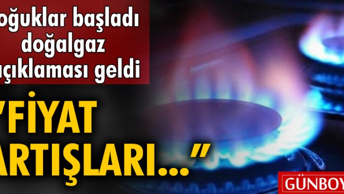 Soğuklar başladı doğalgaz açıklaması geldi: Fiyat artışları...