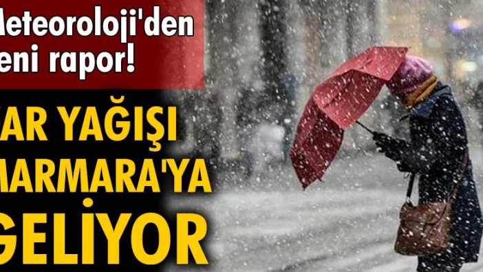 Meteoroloji'den yeni uyarı! Kar geliyor!