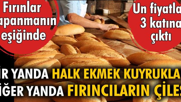 Un fiyatları üç katına çıktı! Fırınlar kapanmanın eşiğinde