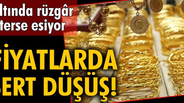 Altın fiyatlarında sert düşüş! Gram altın bakın ne kadar oldu?