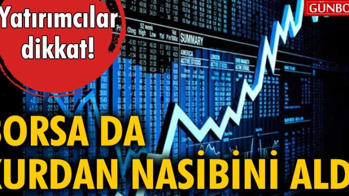 Yatırımcılar dikkat! Borsa da kurdan nasibini aldı