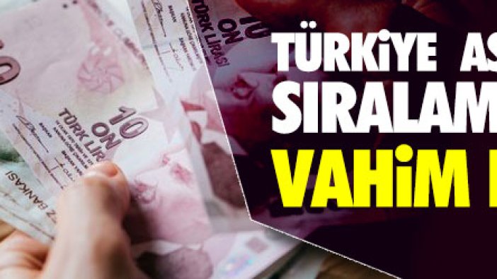 Türkiye asgari ücret sıralamasından vahim blanço!
