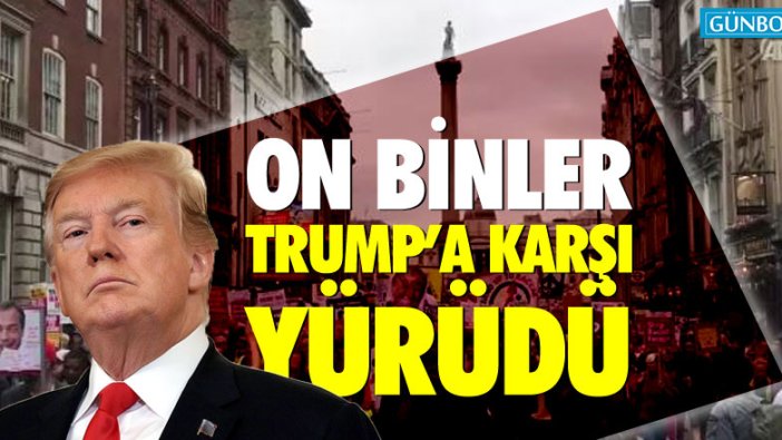 On binler Trump'a karşı yürüdü!