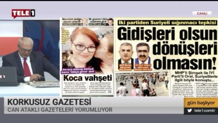 Can Ataklı: "200 Suriyeli bütün şehri mahvedebilir"