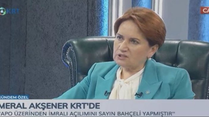 Akşener: “Bahçeli Türk Milliyetçiliğini bir mektuba pul etti”