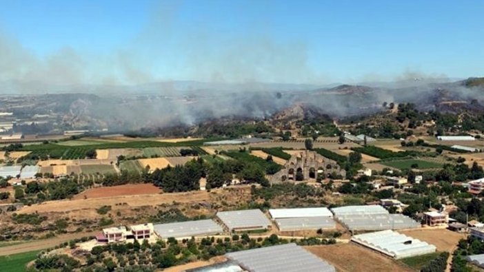 Antalya'da orman yangını