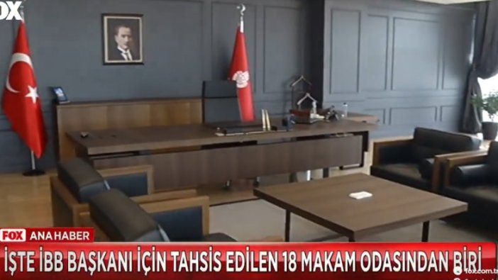 İmamoğlu israfı anlattı...  Başkana özel 18 lüks makam odası